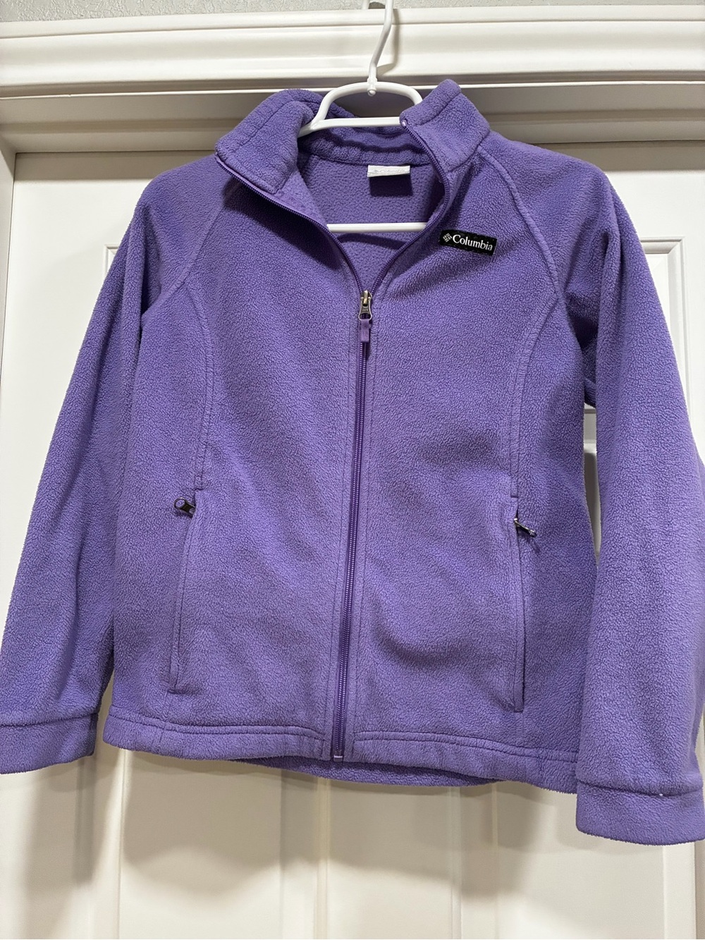 Columbia Kids Purple Full-Zip Fleece Jacket